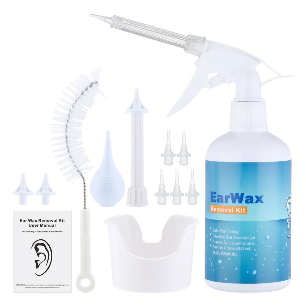 Electric Ear Water Cleaner Earwax Ear Wax Removal Irrigation System Safety Ear Washer Cleaning Adults Kids Ear Cleaner Kits