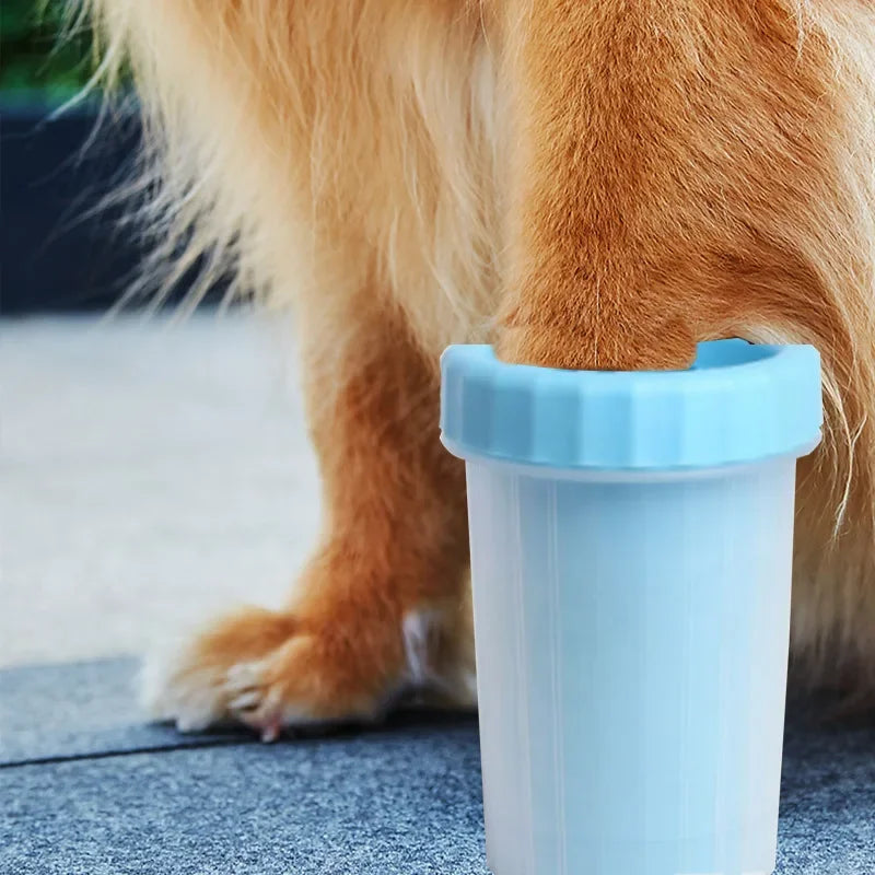 1pcs Dog foot wash artifact cat puppy foot cup wash paw cleaning free scrub automatic foot wash pet cup