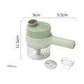 Electric Food Processor Wireless Charging Cutting Vegetables Meat For Household Handheld Tool Complementary Food Machine