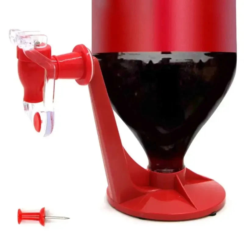 Soda Beverage Dispenser Bottle Coke Upside Down Drinking Water Dispense Machine Switch for Gadget Party Home Bar  Water Pitcher