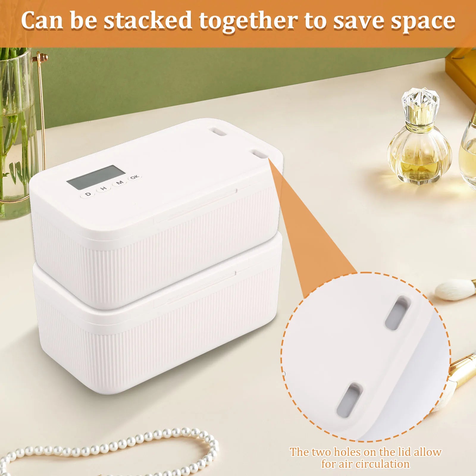 Electronic Time Lock Safe Box for Phones Cigarettes Personal Items Multi-Function Storage Container Files