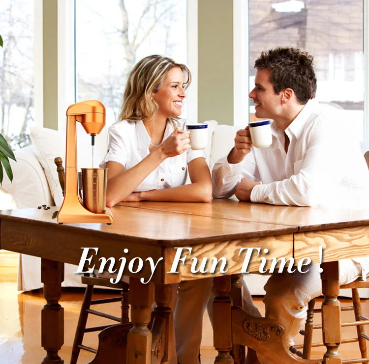 Double Head Electric Milk Frother Vertical Milk Foam Machine Coffee Drink Mixer for Home Bar Electric Milkshake Machine 220V EU