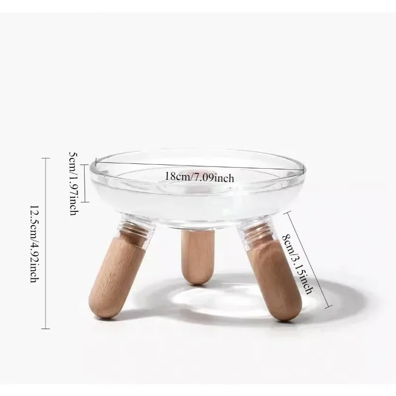 1pcs Cat Bowl Dog Bowl Elevated Pet Feeder with Neck Protection Plastic Water Basin for Cats Dogs Non-Slip Pet Food Dish