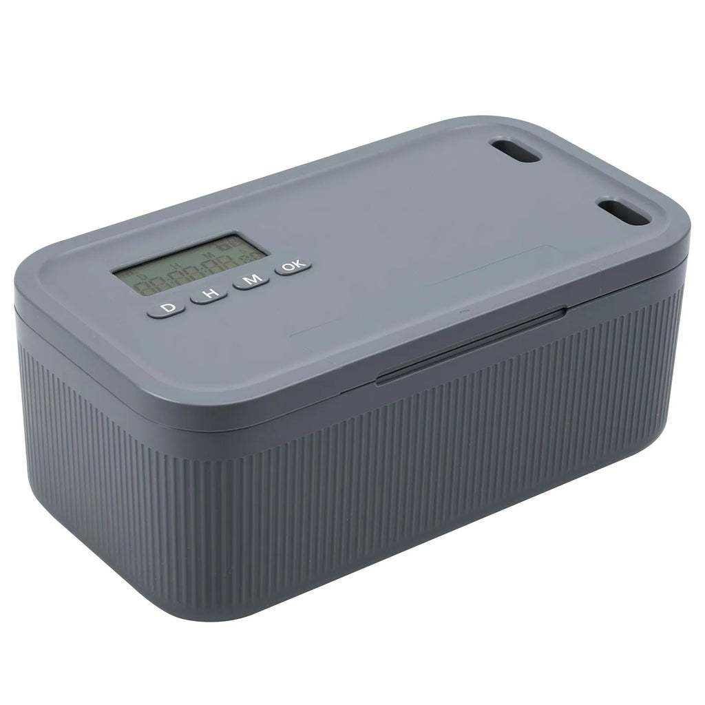 Electronic Time Lock Safe Box for Phones Cigarettes Personal Items Multi-Function Storage Container Files