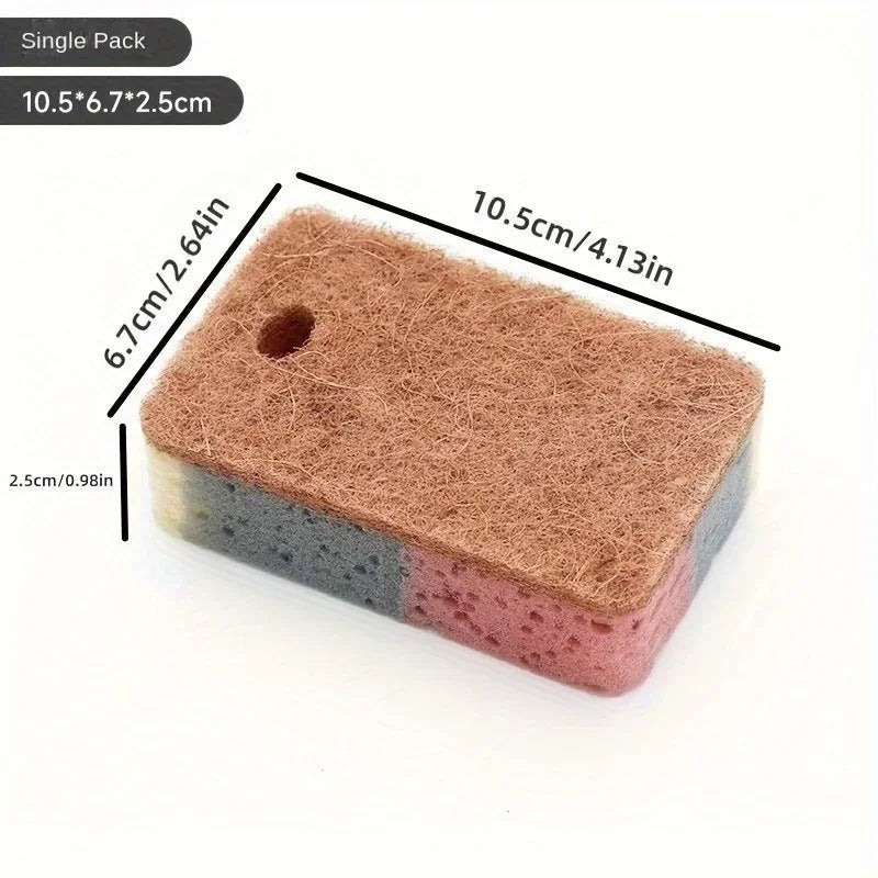 Kitchen Stain(2-Pack) Removal Nano Sponge Magic Wipe Hundred Clean Cotton Dishwashing Sponge Wipes Bathroom Cleaning Utensils