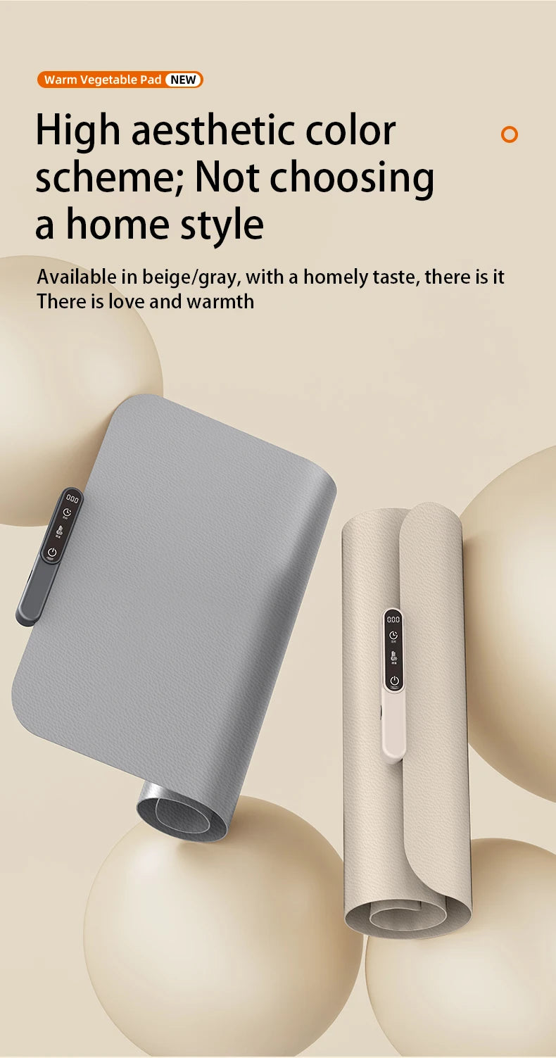 HOMEFISH Multifunctional Silicone Warming Board Home Easy Store Foldable Waterproof Oil Resistant Insulated for Hot Meals