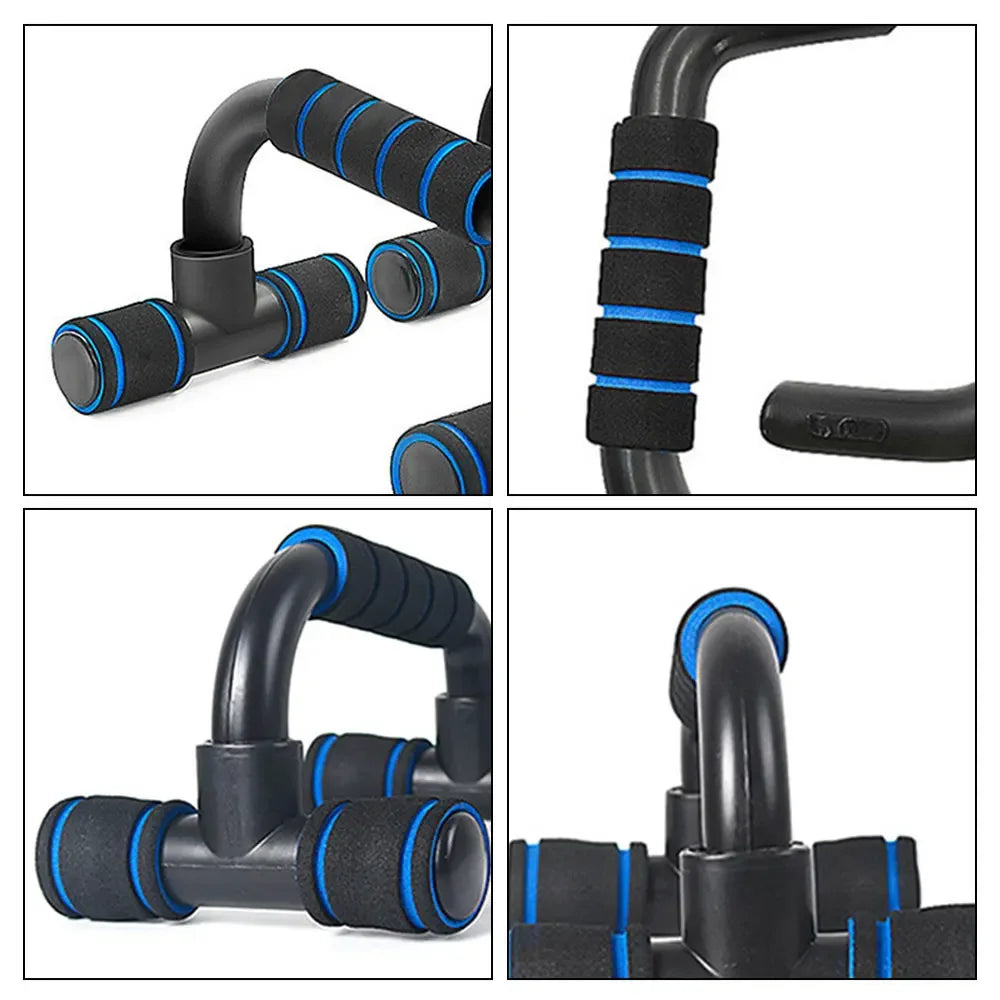 U-Shaped Push-Up Bars with Anti-Slip Foam Grip