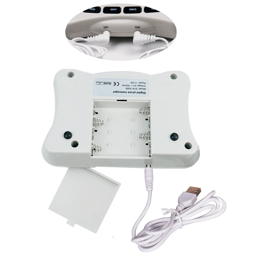 Myostimulator Massager EMS Neck Acupoints Lymphvity Massage Device Electrical Muscle Stimulator Health Physiotherapy Device