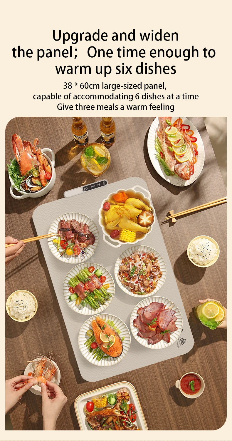 HOMEFISH Multifunctional Silicone Warming Board Home Easy Store Foldable Waterproof Oil Resistant Insulated for Hot Meals