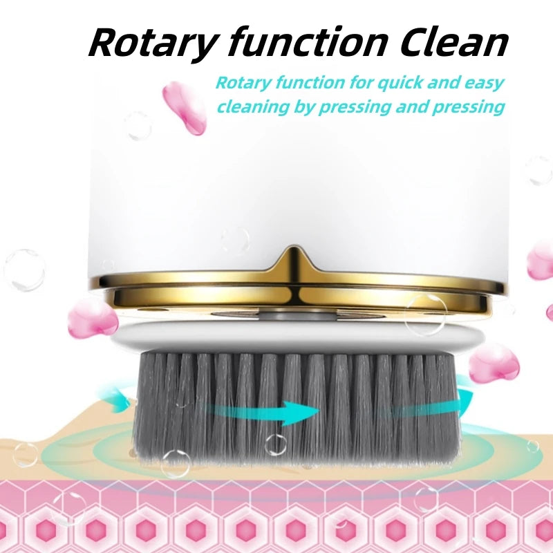 New Electric Facial Cleanser, Electric Charging Waterproof Cleansing And Beauty Instrument, Multi-functional Face Wash Brush