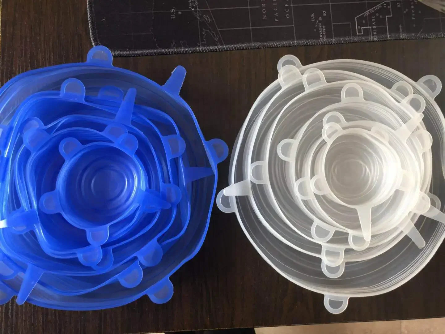 Reusable Silicone Stretch Lids for Food Storage