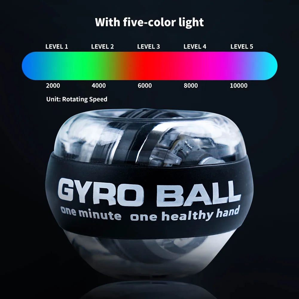 LED Gyro Wrist Strength Trainer Ball