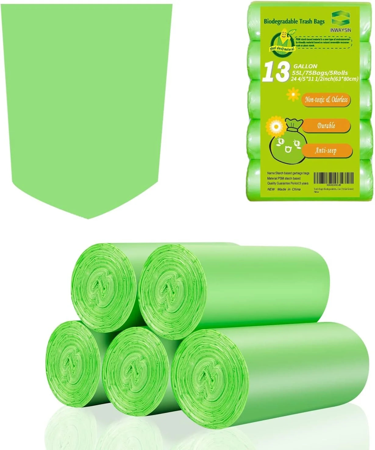 Small Biodegradable Trash Bags