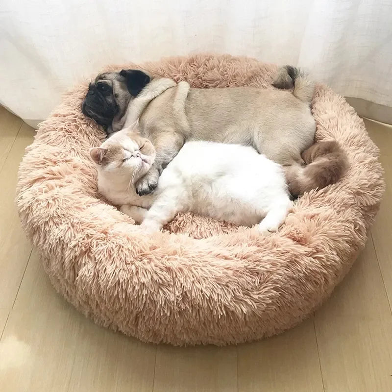 Round Plush Pet Bed