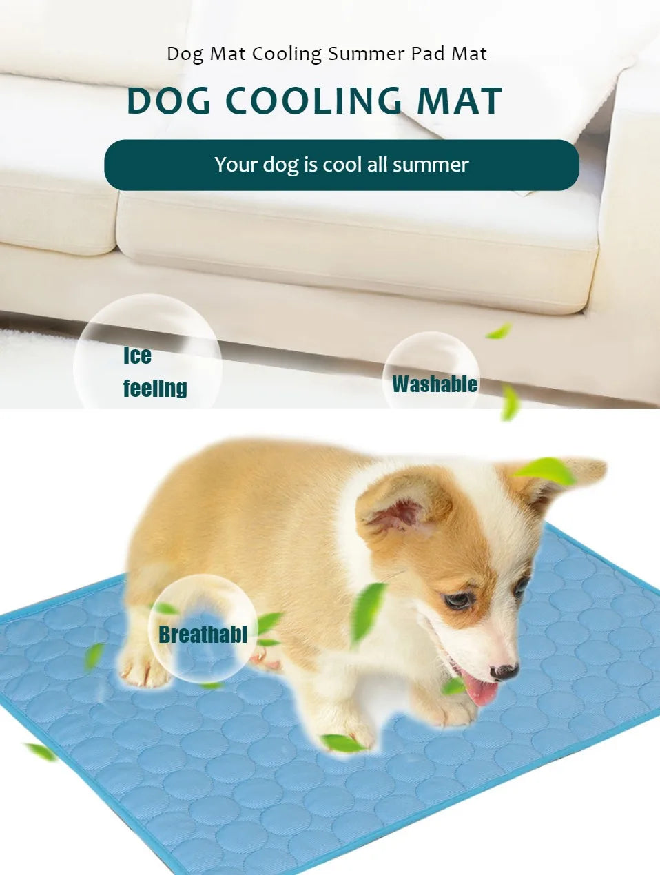 Cooling Pet Bed Mat