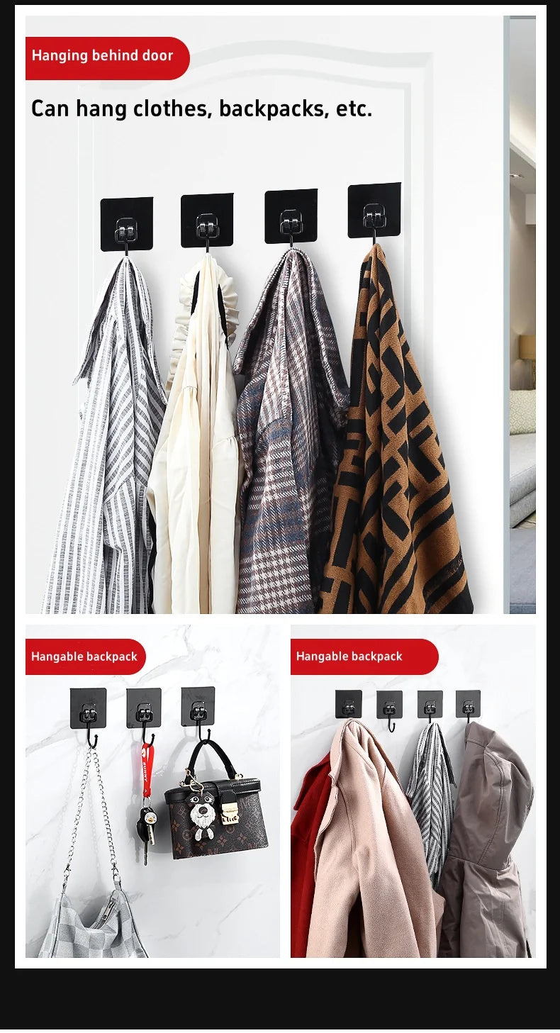 Heavy Duty Waterproof Adhesive Wall Hooks