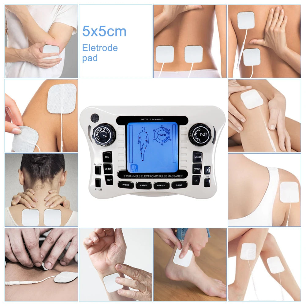 Myostimulator Massager EMS Neck Acupoints Lymphvity Massage Device Electrical Muscle Stimulator Health Physiotherapy Device
