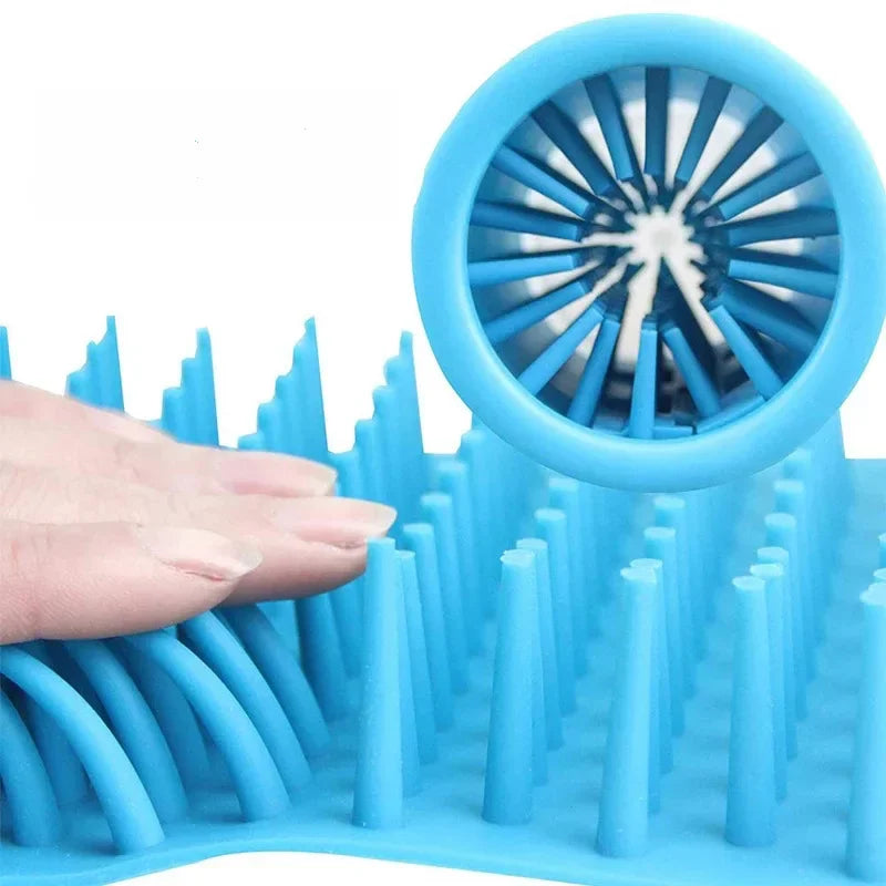1pcs Dog foot wash artifact cat puppy foot cup wash paw cleaning free scrub automatic foot wash pet cup