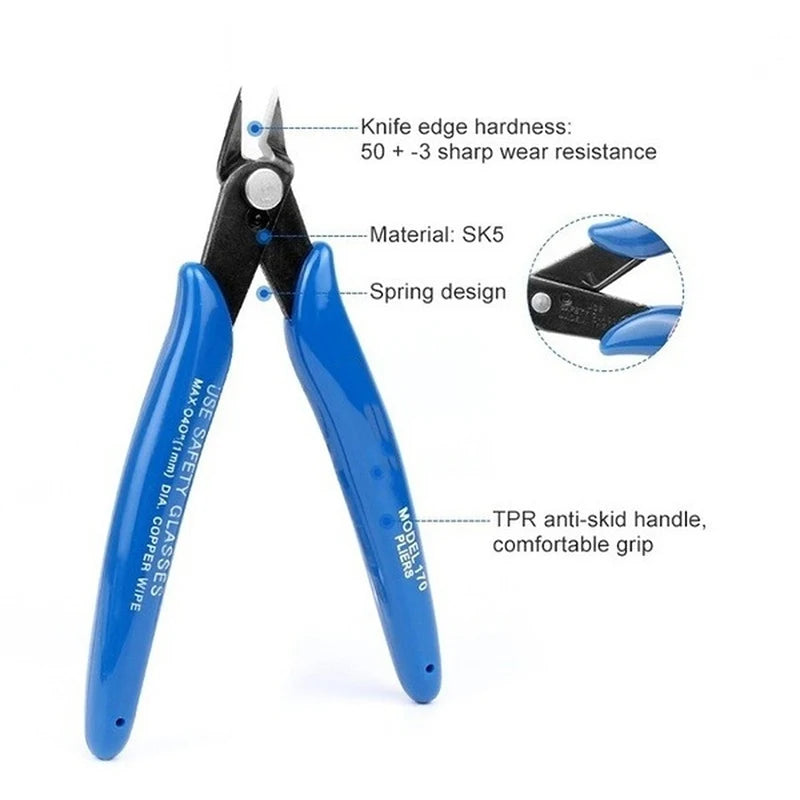 High-Carbon Steel Diagonal Wire Cutting Pliers