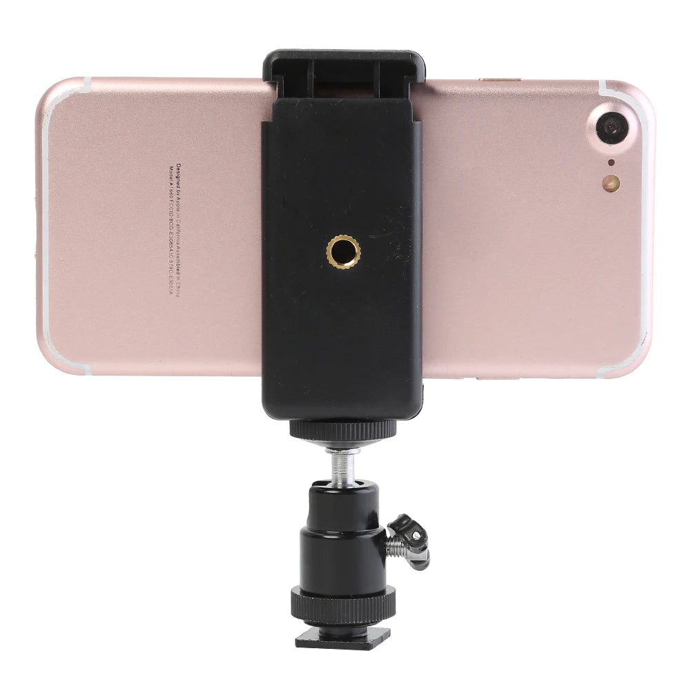 360° Rotating Auto Face Tracking Phone Stand No App Gesture Control Smart Shooting Camera Mount with Selfie Light Remote