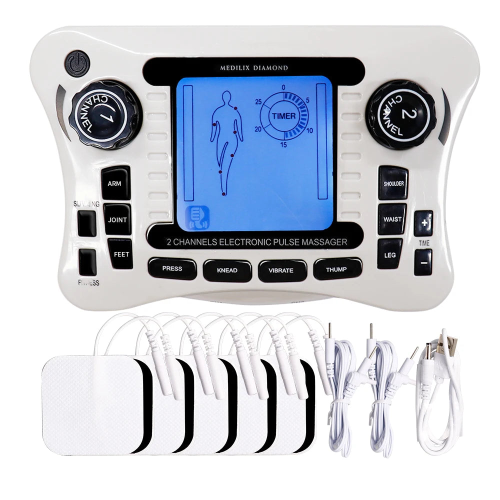 Myostimulator Massager EMS Neck Acupoints Lymphvity Massage Device Electrical Muscle Stimulator Health Physiotherapy Device