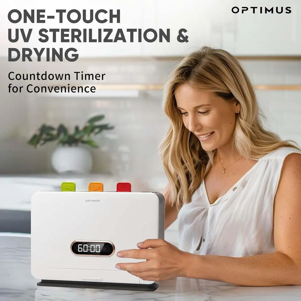 Smart Self-Drying Cutting Board Set with Heat Cleaning, Color-Coded Boards, and Stainless Steel Knives