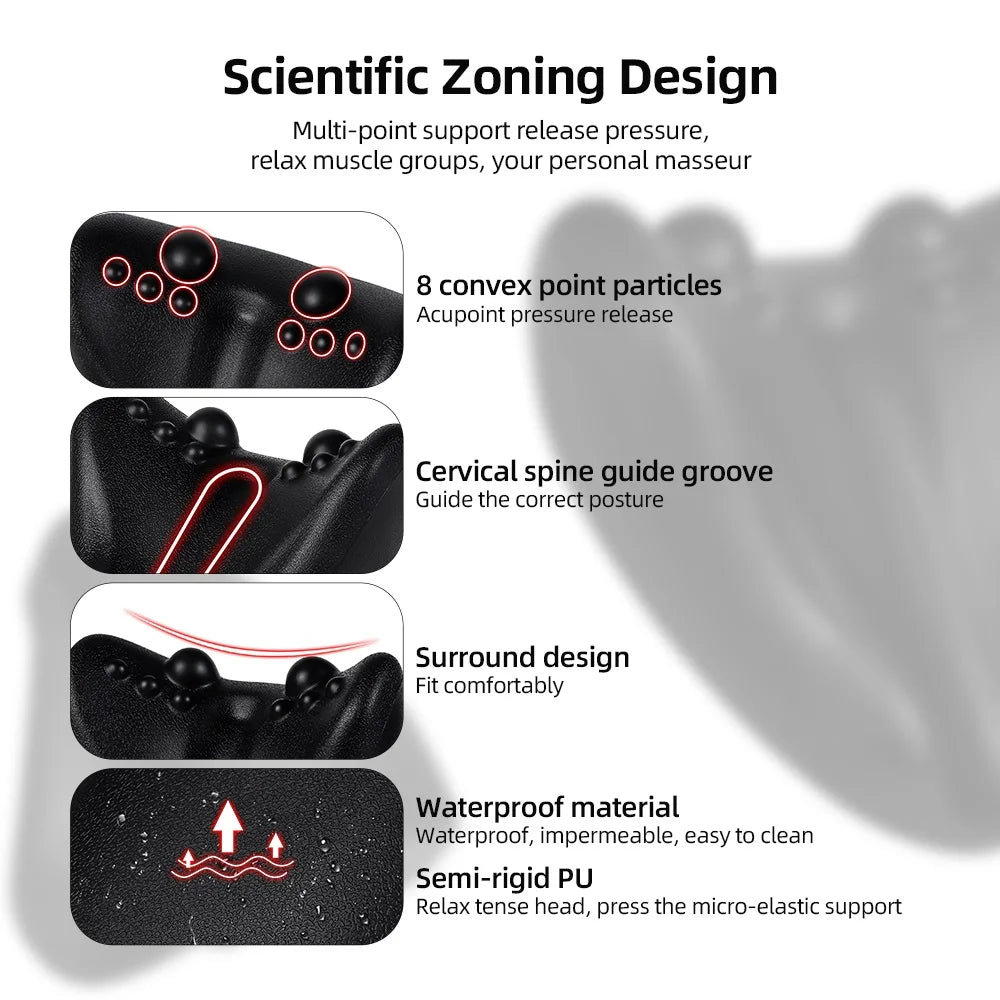 Iliopsoas Massage Pillow Shoulder Neck Traction Pillow Pelvic Muscle Massager Lumbar Relaxation Yoga Pilates Support Pillow
