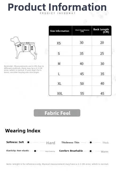 Anti-shedding Pet Dog Sweater Autumn Winter Stripe Pattern Small Breed Puppy  Clothes Trendy Outdoor Universal Dog Clothes