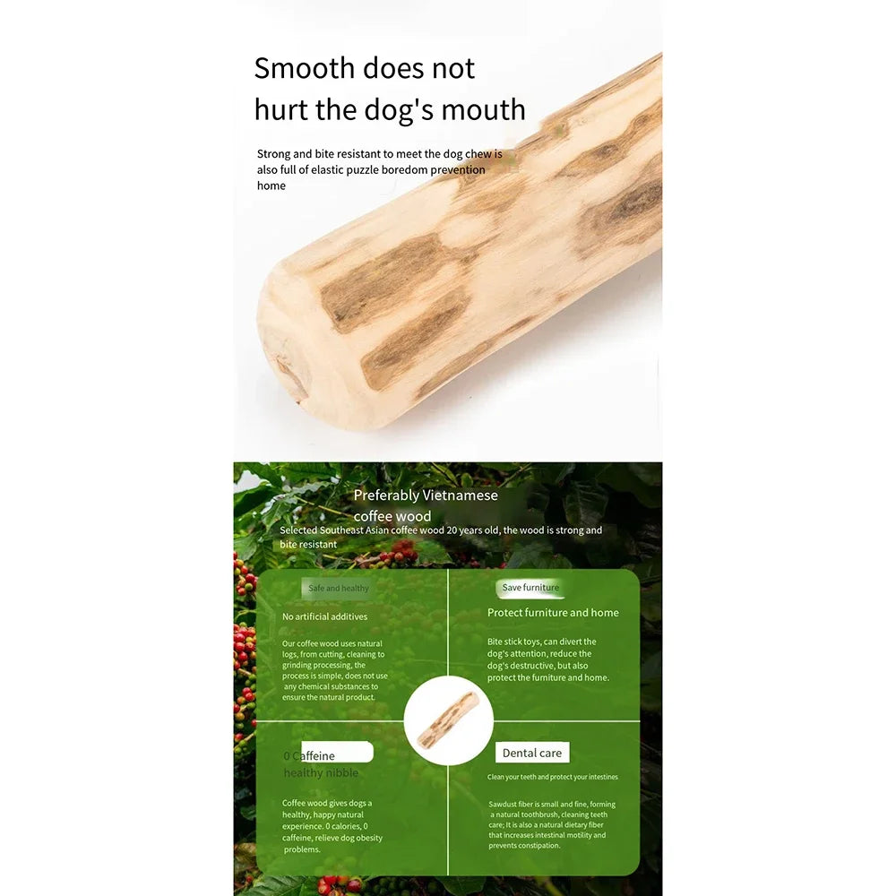 Natural Wood Dog Chew Toys