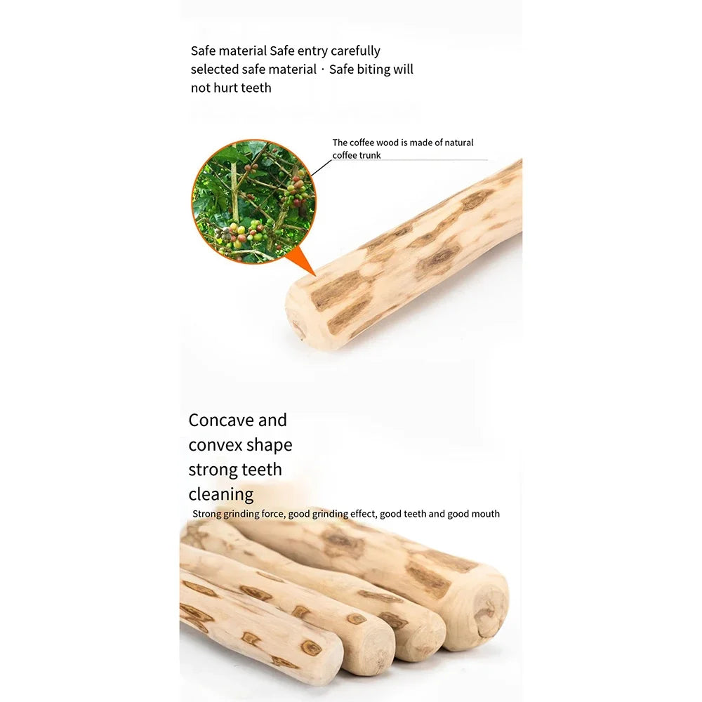 Natural Wood Dog Chew Toys