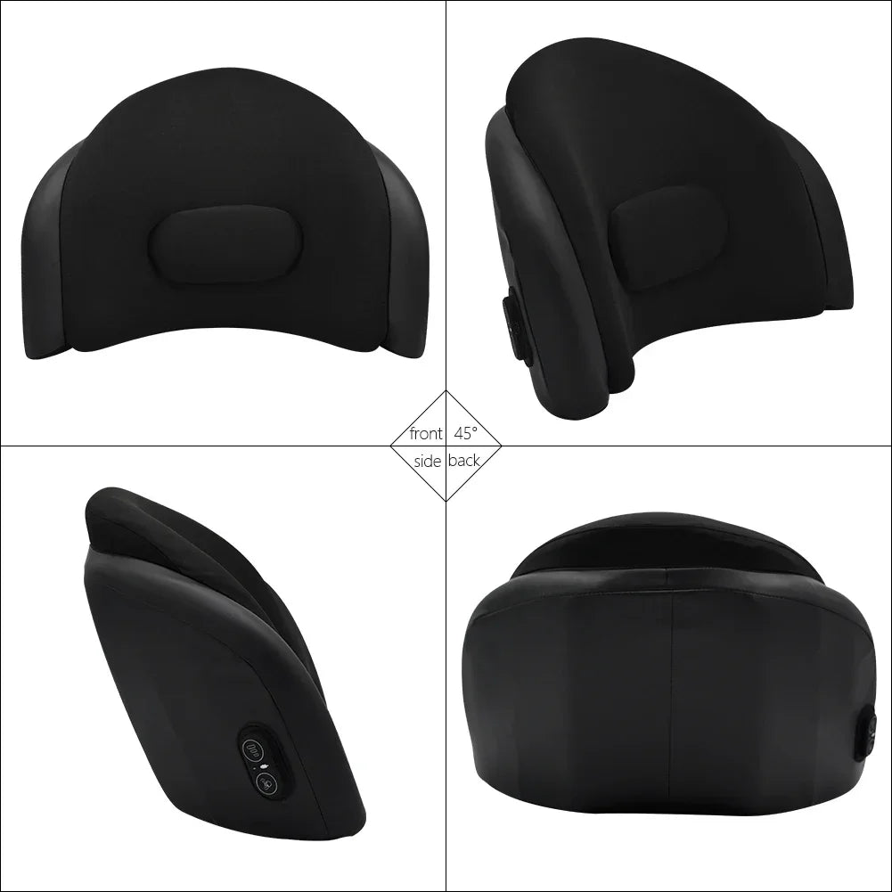 Car Neck Cushion Lumbar Support Electric Men Massage Neck Car Neck Pillow Outdoor Car Accessories Home Car Massage Seat