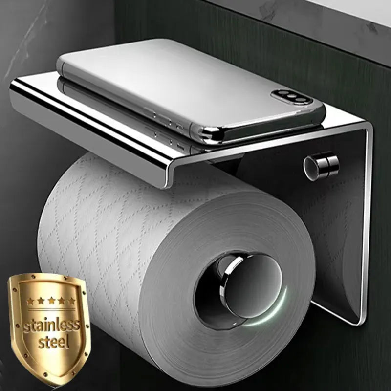 Bathroom Toilet Paper Holder 304 Stainless Steel Waterproof Roll Paper Box Tissue Box Holder Bathroom Hardware Accessories