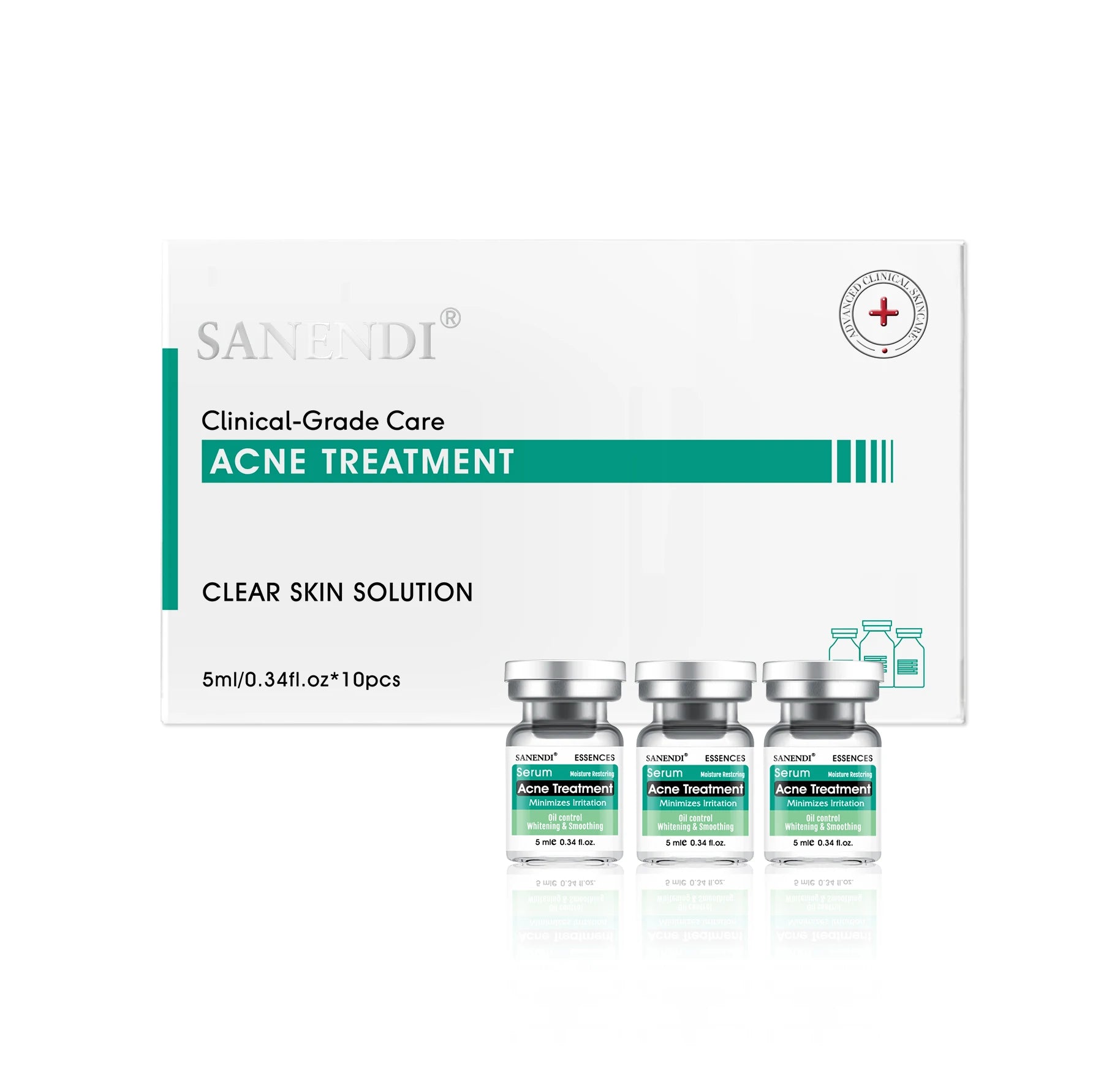 10pcs/Box Six Peptide Ampoule Hyaluronic acid Serum for Face Dr.Pen SNAIL ACNE Solution Repair Moisturizing Skin Care Korean