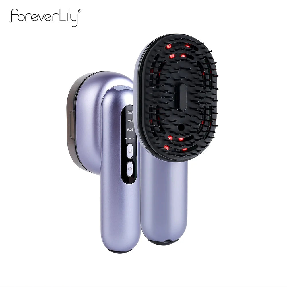 Hair Care Spray Massage Comb Vibration Scalp Massage Hairbrush Head Massager Hair Sprayer Atomizing Brush Hair Oil Applicator