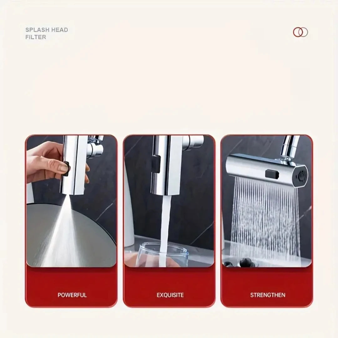 1pc Multifunctional Faucet, Adapter Faucet, Bathroom Washbasin Faucet, Sink Faucet Replacement Accessories, Home Essential