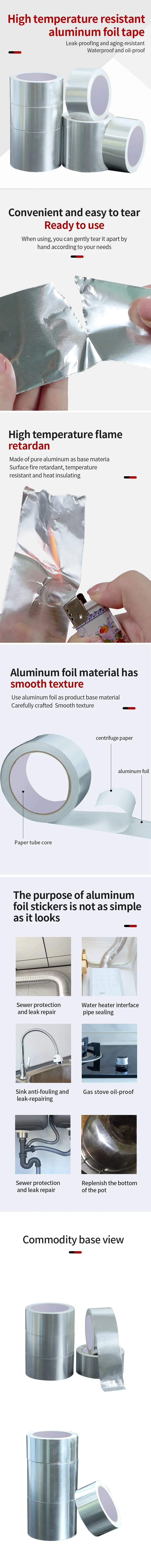 High-Temperature Aluminum Foil Tape