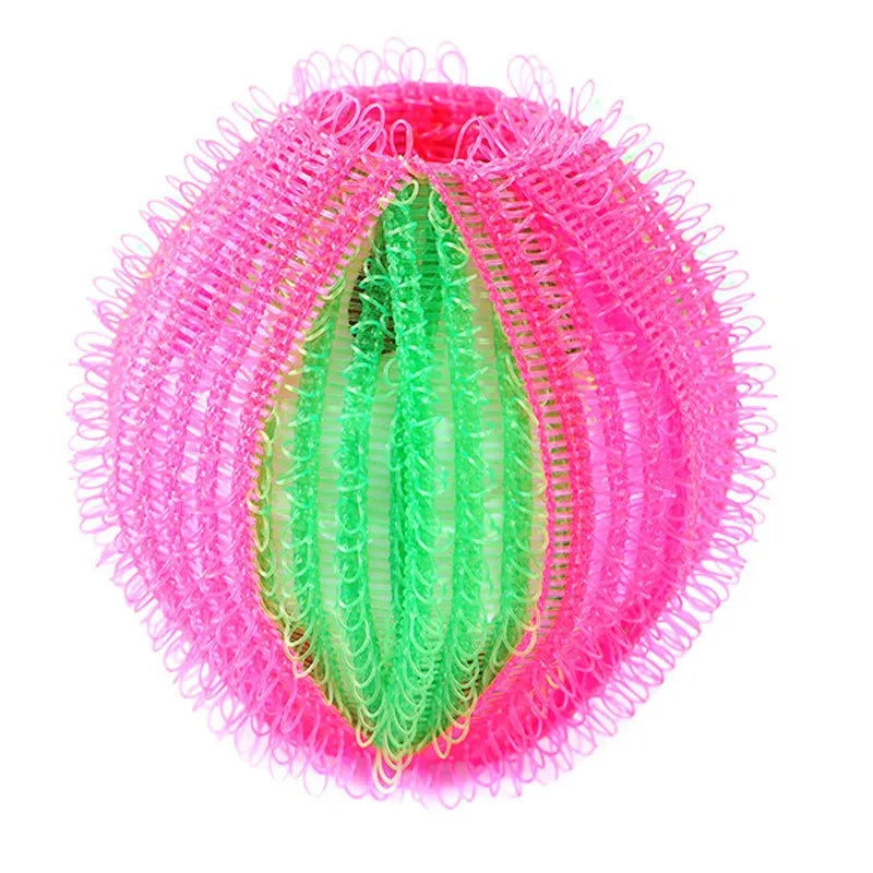 Two Tone Nylon Laundry Ball Drum Hair Removal Anti Entanglement Washing Machine Hair Sticking Cleaning Clothes Medium-sized Ball