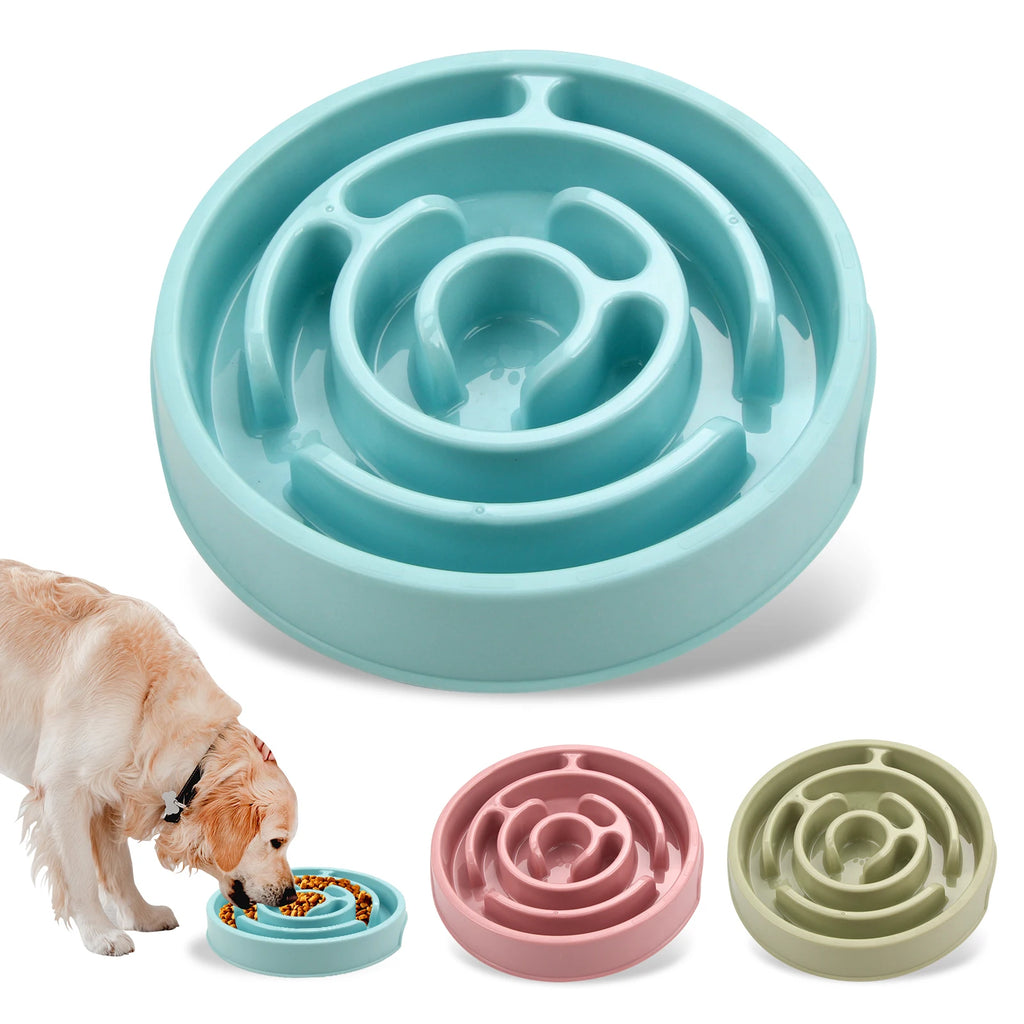 Slow Feed Anti Slip Pet Bowl