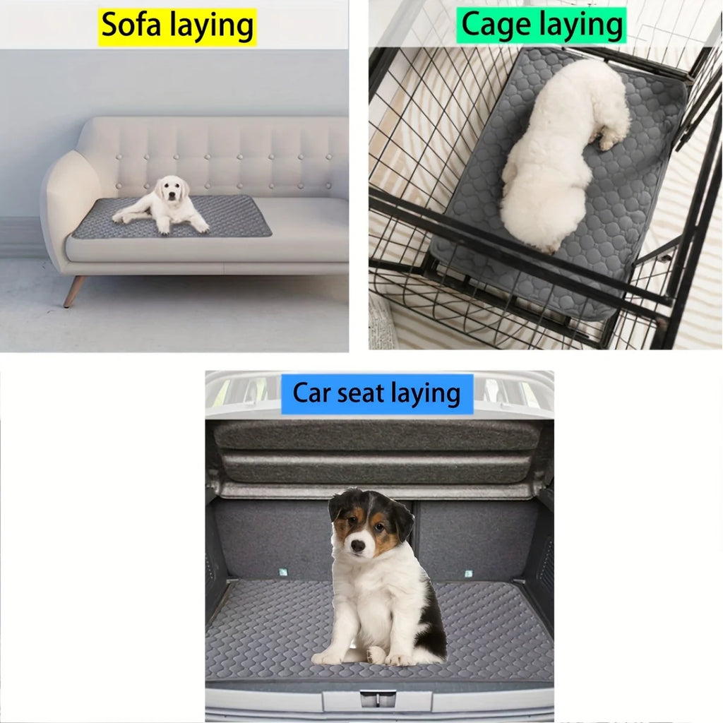 Waterproof pet urine pad, anti-slip and quick-drying cat and dog training pad, washable and reusable pet urine separator pad