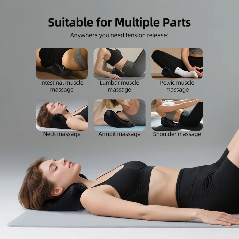 Iliopsoas Massage Pillow Shoulder Neck Traction Pillow Pelvic Muscle Massager Lumbar Relaxation Yoga Pilates Support Pillow
