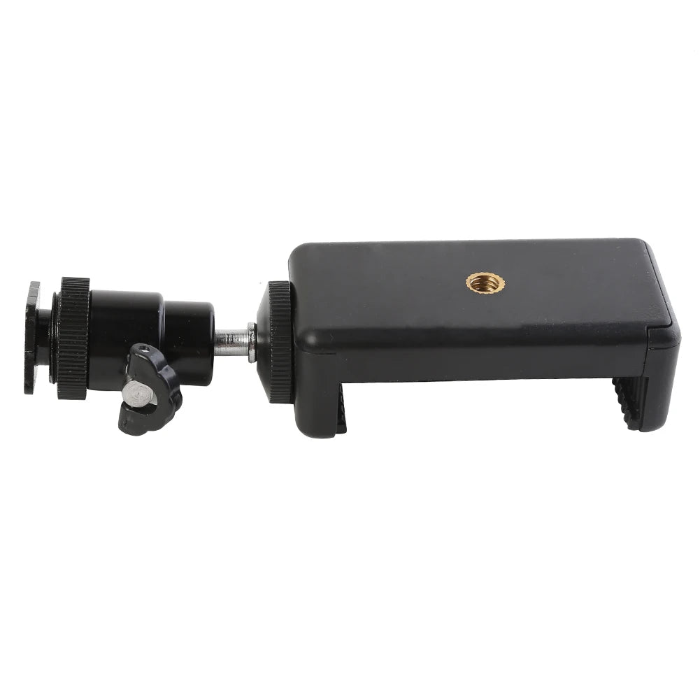 360° Rotating Auto Face Tracking Phone Stand No App Gesture Control Smart Shooting Camera Mount with Selfie Light Remote