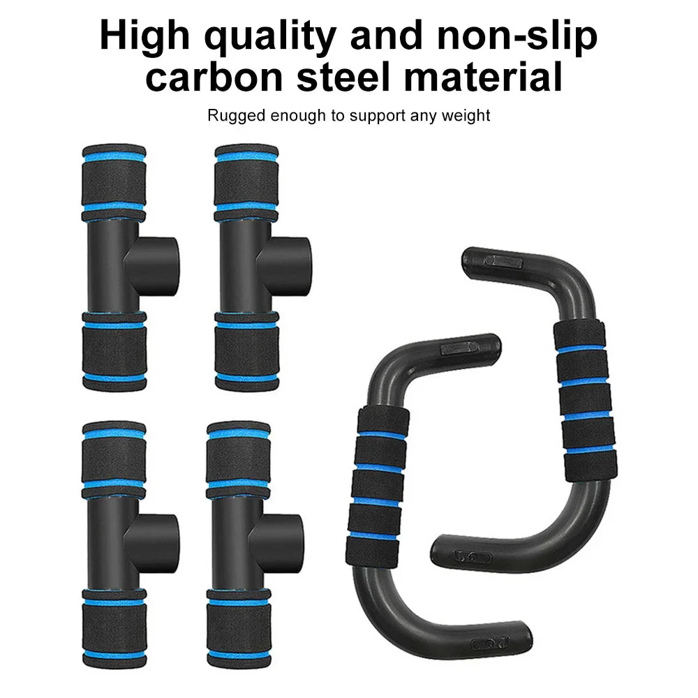 U-Shaped Push-Up Bars with Anti-Slip Foam Grip
