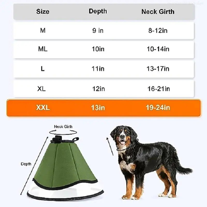Light weight Dog Neck Cone Cats Elizabethan Collar Washable Pet Recovery Cones F1FB