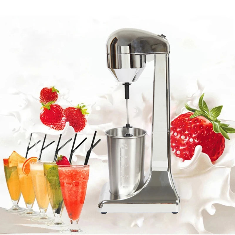 Double Head Electric Milk Frother Vertical Milk Foam Machine Coffee Drink Mixer for Home Bar Electric Milkshake Machine 220V EU