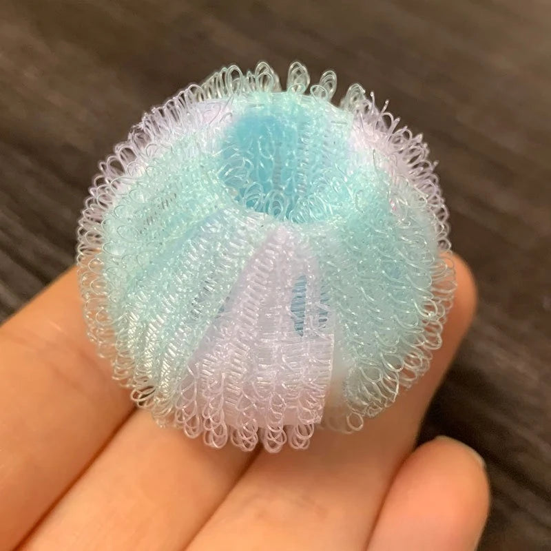 Two Tone Nylon Laundry Ball Drum Hair Removal Anti Entanglement Washing Machine Hair Sticking Cleaning Clothes Medium-sized Ball