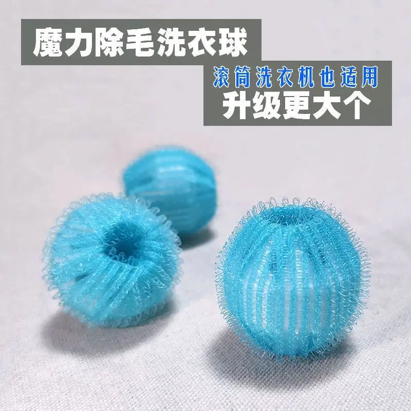 Two Tone Nylon Laundry Ball Drum Hair Removal Anti Entanglement Washing Machine Hair Sticking Cleaning Clothes Medium-sized Ball