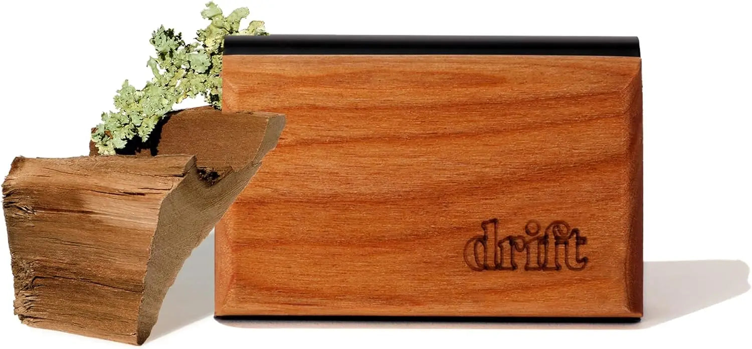 Drift Car Air Freshener - Wood Air Freshener - Car Odor Eliminator - Amber Scent Starter Kit