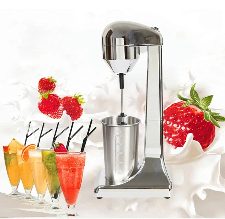 Double Head Electric Milk Frother Vertical Milk Foam Machine Coffee Drink Mixer for Home Bar Electric Milkshake Machine 220V EU