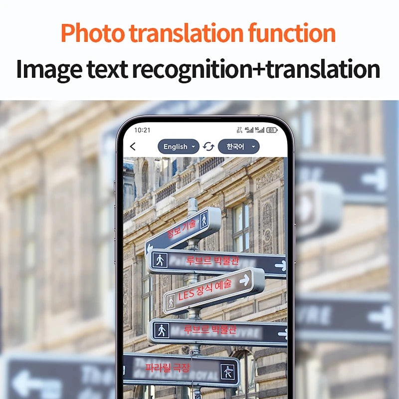 A30 AI Voice Recorder with Real-Time Transcription&Translation Digital Voice Recorder Support 189 Languages for Lectures Meeting
