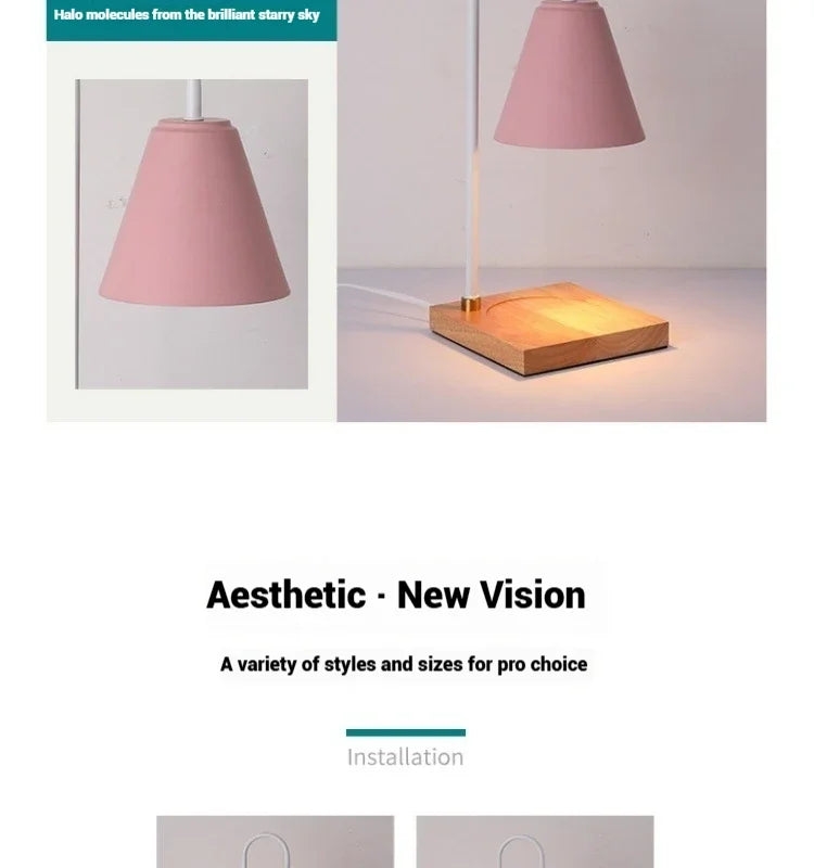 Candle Warmer Lamp with Timer Dimmable Light Scented Wax Melter Simple Table Lamp for Bedroom Home Office Decor